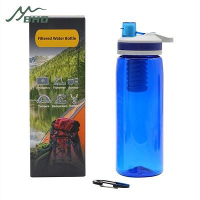 Sportinis nepralaidus vandens filtro butelis