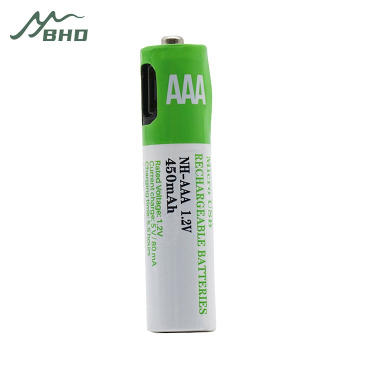Įkraunamos AA baterijos, USB C