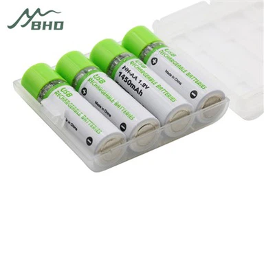 Aa įkraunamos baterijos, USB